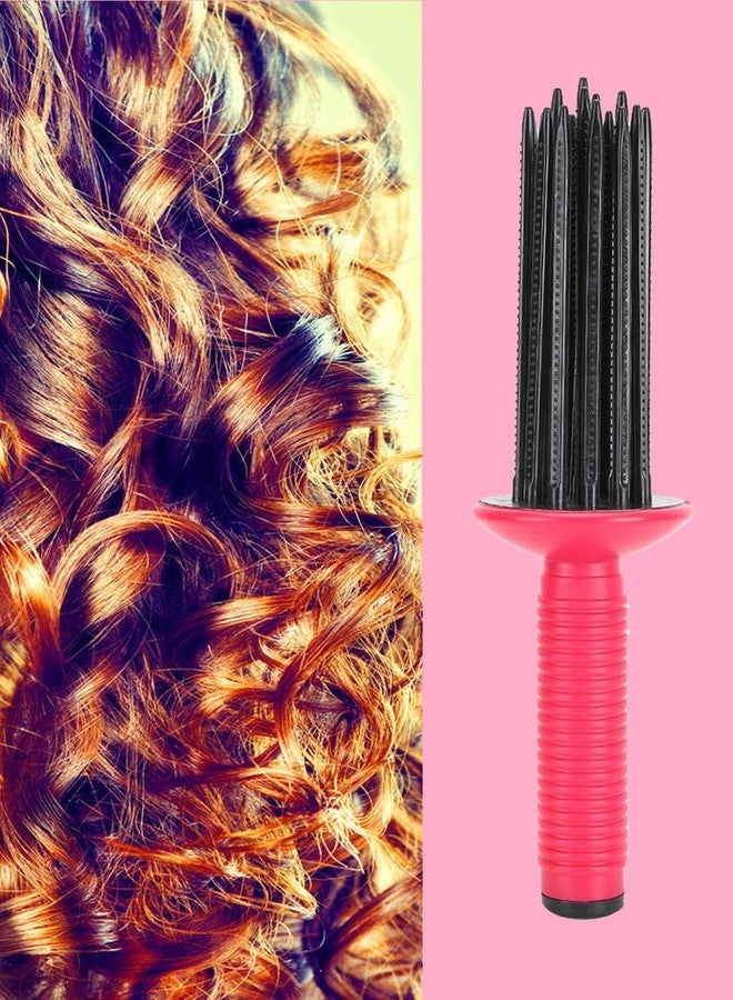 WenTigDY Hair Fluffy Styling Curler Curls Comb,Hair Curler Curling Make Up Brush Roller Tool Portable Comb Anti‑Slip Professional Round Hair Brush for Home Personal Use Travel - Image 4